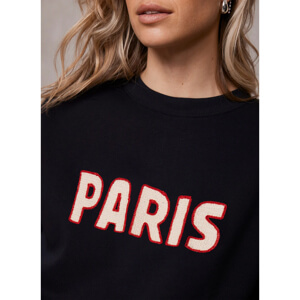 Mint Velvet Navy Cotton Blend Paris Sweatshirt